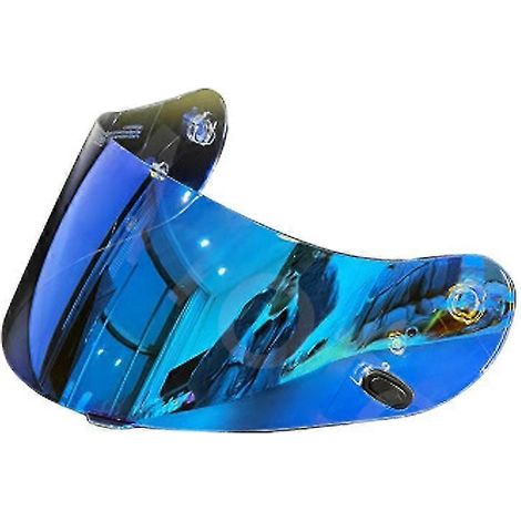Visière de casque intégral pour moto HJC CL-16 CL-17 CS-15, couleur : bleu aurore (1/4)