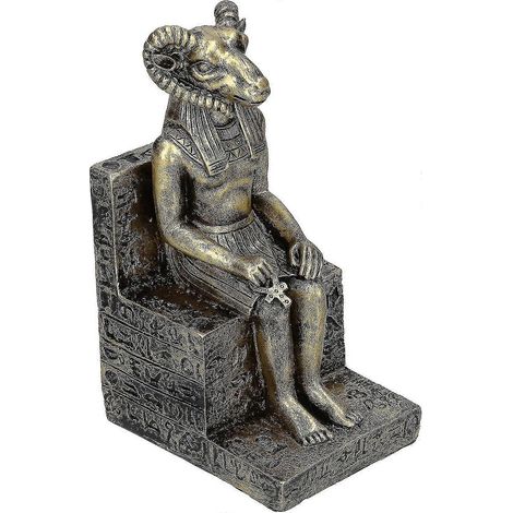 Statue de mouton égyptien Wabjtam, figurine de dieu égyptien, résine durable et résistante à l'usure, structure transparente, excellente finition. (1/5)