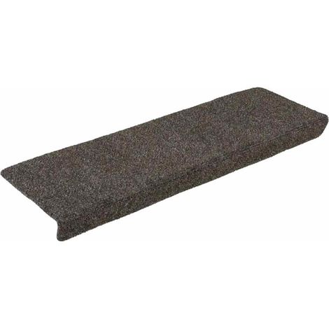 vidaXL Stair Mats Self-adhesive 15 pcs 65x21x4 cm Anthracite Rectangular Edge