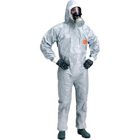 Combinaison jetable à cagoule 6000 F - Gris-D13495186 - Tychem