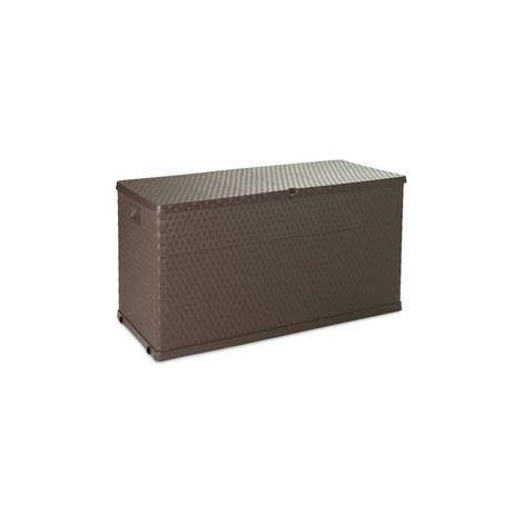 BAULE MULTIUSO RATTAN LT.420 COLORE MARRONE ART.162 cm.120x57x63h. TOOMAX