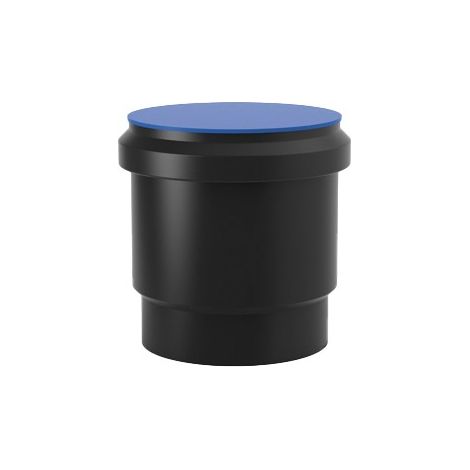 Bicchiere ad innesto con tappo hdpe diam. 40