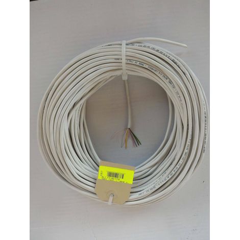 Elettroservice 50 metri cavo allarme schermato 6 conduttori 6x0,22 mm  fa-06/b50