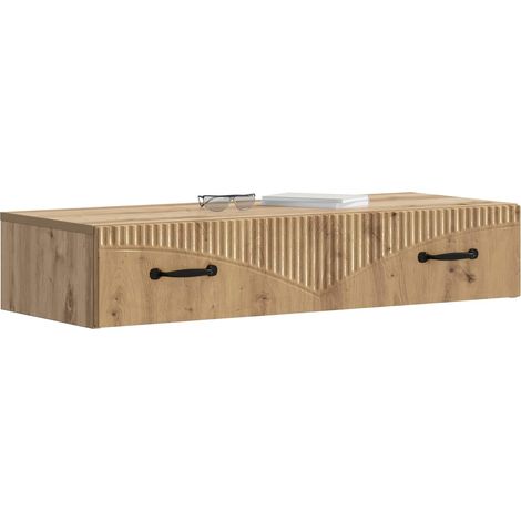 Maison Exclusive - Tavolino da Parete Laterale Rovere Artigianale
