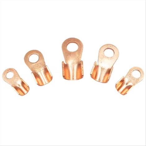 Connecteur de câble de batterie à sertir en forme de O, cosse ouverte, pour fil de cuivre nu de diamètre OT 1000A (1/5)