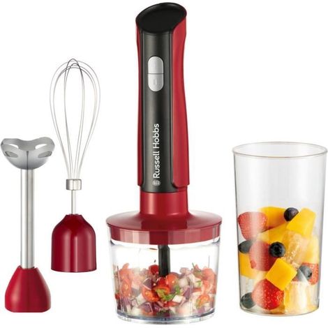 Russell Hobbs 27140-56 Mixer 1 l Tragbarer Mixer 500 W Schwarz, Rot, Transparent (1/5)