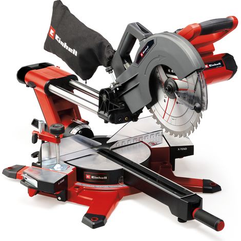Einhell Scie à onglet radiale sans fil TE-SM 36/10 L Li-Solo PXC (36 V, lame 254 mm, vitesse 3 800 tr/minute, laser) Livré sans Batterie ni Chargeur (1/5)
