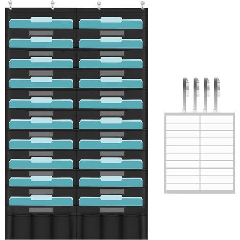 Organisateur Mural pour Bureau,Tableau à 20 Poches (1/5)