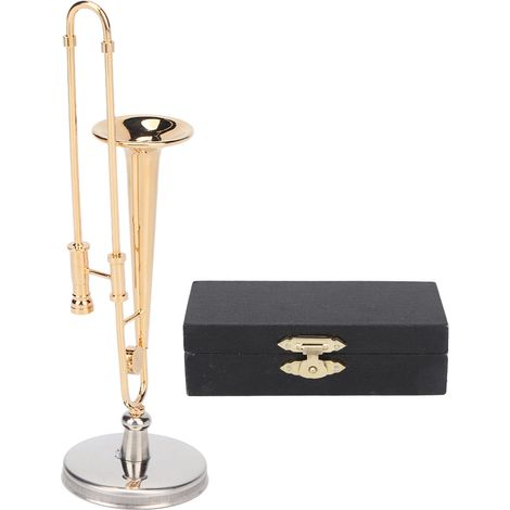 Miniature Instruments Metal Base Stable Decorative Dollhouse Toy Gift Box (1/5)