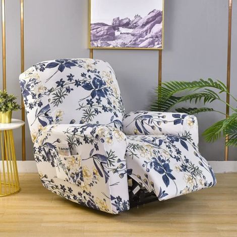 Housse de Fauteuil Relax 1 Places , WOVTE Housse De Fauteuil Inclinable à imprimé Housse De Canapé Chaise Inclinable, I (1/4)