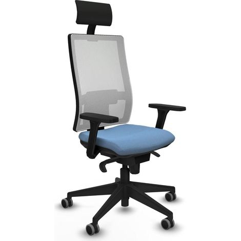 Piqueras y Crespo 3D066G1 chaise bureau bleu ciel (1/3)