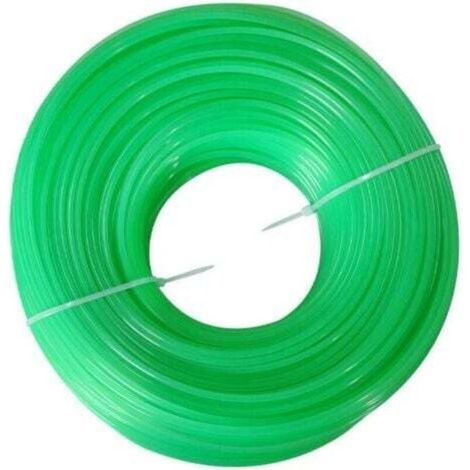Fil de débroussailleuse universel vert, diamètre rond 1.6mm de long, rouleau de coupe de 100m