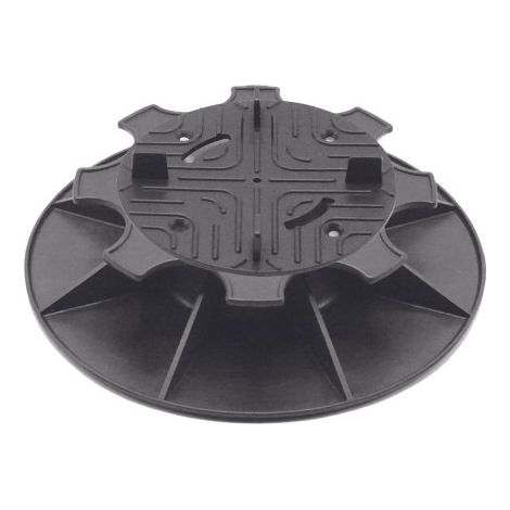 Jardinex – Plot terrasse réglable 3,5 - 35 cm – Polypropylène recyclé – Pour dalles en céramique, béton ou pierre naturelle – Tête avec ailettes pour stabilité (1/4)