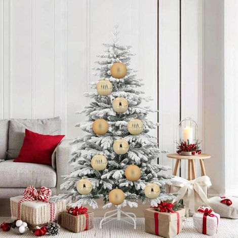 Weihnachtskugelset XL 9 pcs Gold Kunststoff