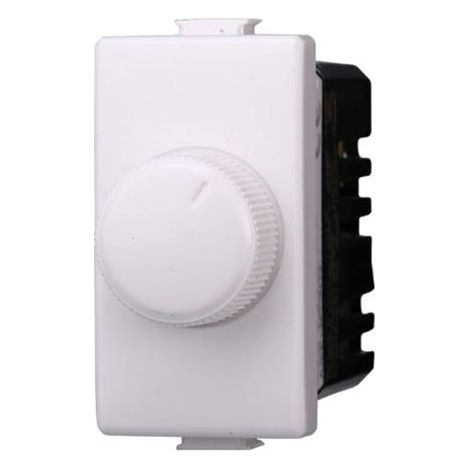 Knopfdimmer kompatible Bticino Livinglight für ohmsche Lasten 100W-1000W Weiß Farbe