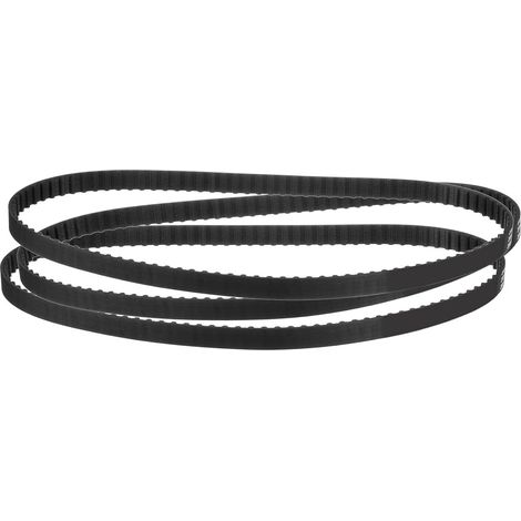 3Pcs 206XL 037 Timing Belt 103 Teeth Black Rubber Toothed Timing Belt, 10mm Width, 5.08mm Pitch, Timing Belt for 3D Printer (1/5)