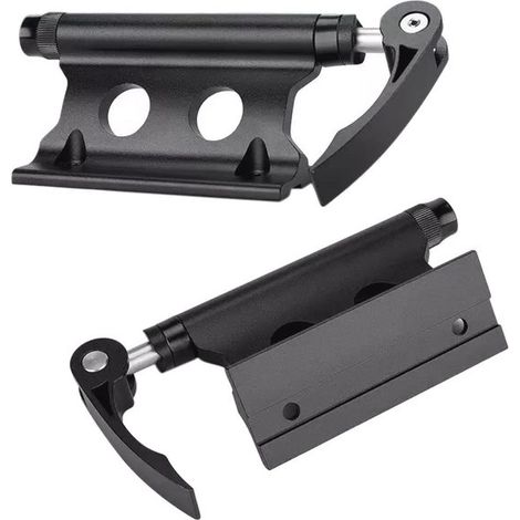 Soporte para bicicleta para coche - Soporte de horquilla delantera de 2 piezas para bicicletas con liberación rápida (1/5)