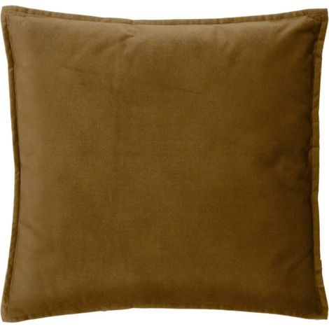 Coussin Déhoussable "Lilou" 45x45cm Mordoré (1/2)