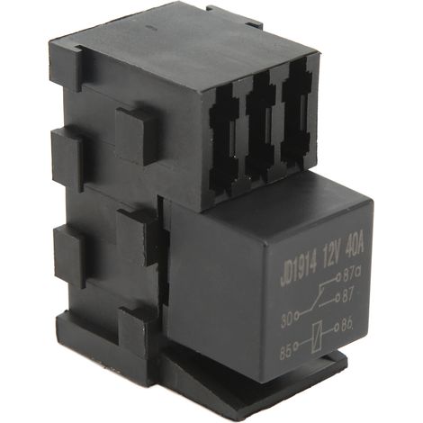 12V Relais-Sicherungskasten, hitzebeständig, ABS, mit 11 Flachklemmen, für Autos, Flachsicherungshalterkasten. (1/5)