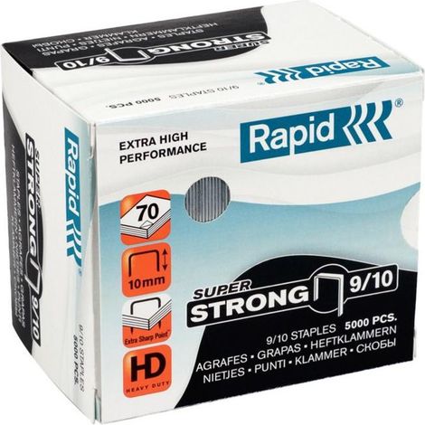 Rapid 9/10 Pack of agrafes 5000 agrafes