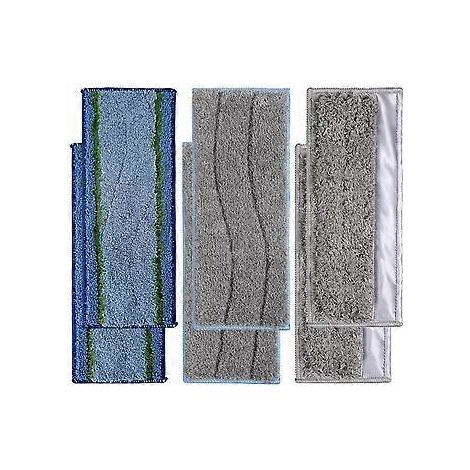 Lot de 6 lingettes de nettoyage amovibles pour robots laveurs M6, accessoires de rechange réutilisables pour lingettes de nettoyage M6 (1/5)