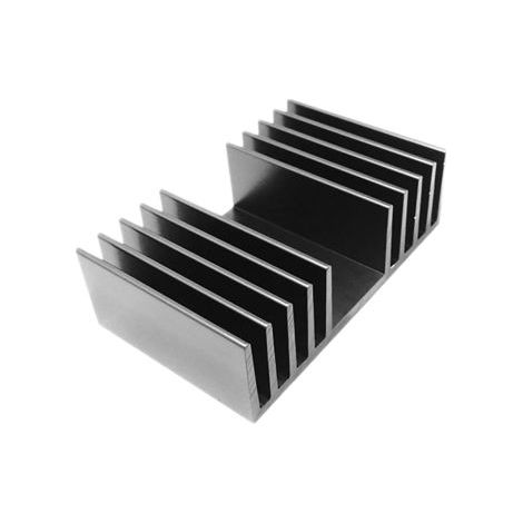 Dissipateur thermique RS PRO 100 x 120 x 37mm, 1K/W ( Prix pour 1 )