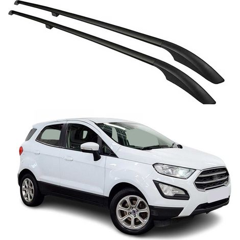 OMAC Barres de Toit longitudinales Compatible avec Ford Ecosport 2017-2024 Aluminium Noir 2Pcs (1/5)