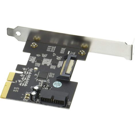 Silverstone tecnologia sst-ecu04-e scheda PCIe USB 3.1 Gen2 – Metallico (1/2)