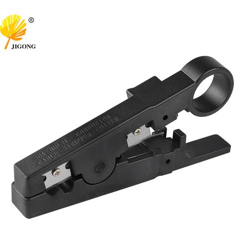 Pince à dénuder, pince à dénuder pour câbles réseau, pince à dénuder pour lignes téléphoniques, outils électriques et électroniques, pince à dénuder pour câbles, ciseaux, outils pour dénuder les câble (1/5)