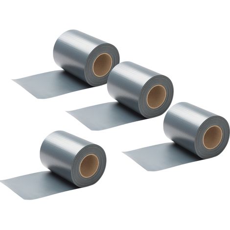 SWANEW Strisce privacy, PVC, strisce paravento, tappeto a doppia asta 50mx4 Grigio (1/5)