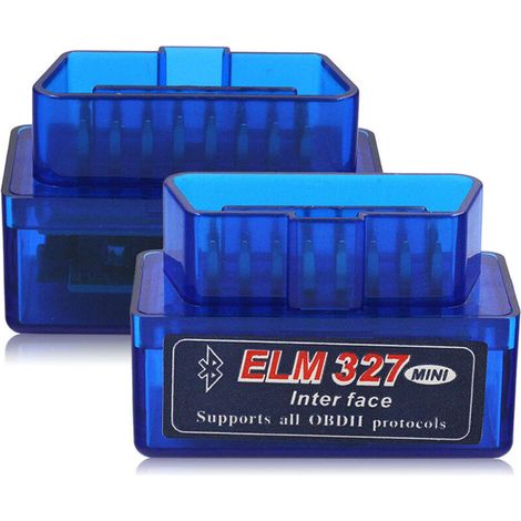 ELM327 V1.5 Bluetooth PIC18F25K80 Chip OBD2 Dual-Layer Board Automotive Diagnostic Tool: Hochleistungsfähiger, stabiler und schneller Chip in Industriequalität, kompatibel mit Android und Apple. (1/4)
