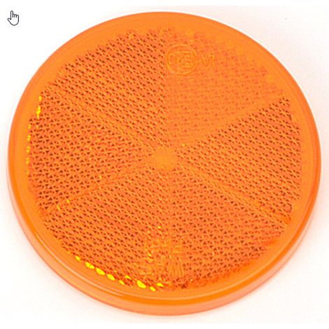 CATADIOPTRE ADHESIF ROND ORANGE