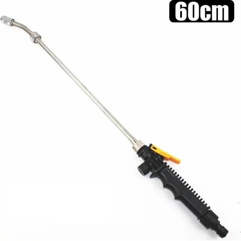 Pistolet à eau haute pression (60 cm) en métal, jet d'eau pour jardin, embout de tuyau d'arrosage, outil de nettoyage (1/5)