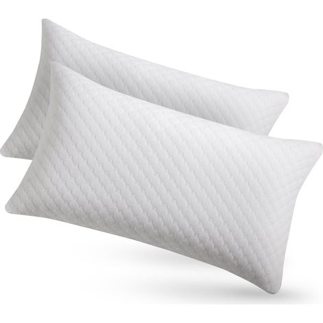Guanciali - set di 2 80 x 40 cm Guanciali confortevoli - traspiranti e anallergici (1/3)