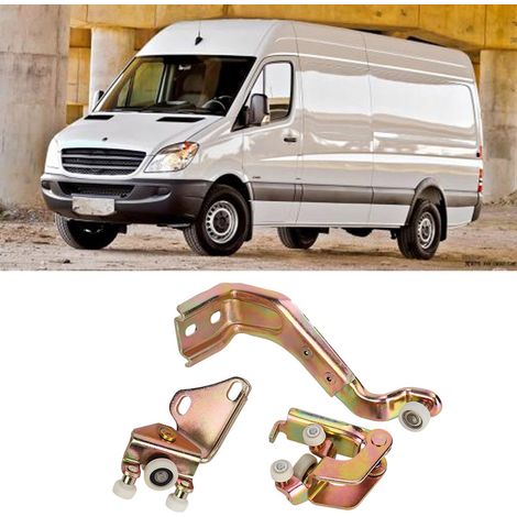 Kit de guidage de galet pour porte coulissante droite de voiture, compatible avec Mercedes Sprinter 1995-2006, référence 9017601347 (1/5)