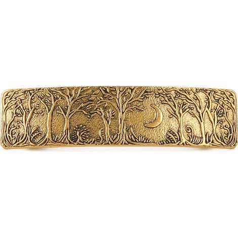 Barrette à cheveux vintage faite à la main, pince forêt lune, accessoire de mode pour femmes et filles, idée cadeau tendance (1/4)