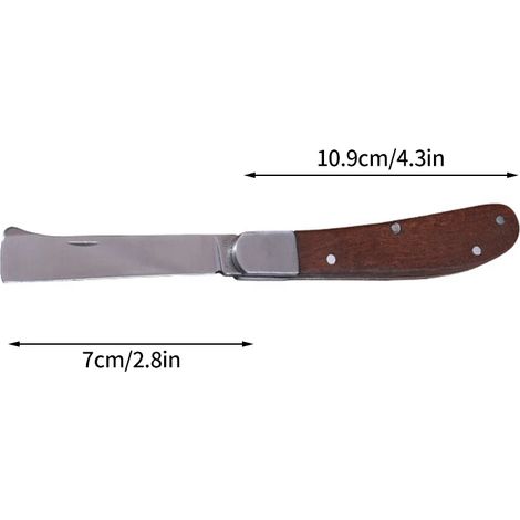Cisaille à greffer pliante, outils de jardinage, acier inoxydable