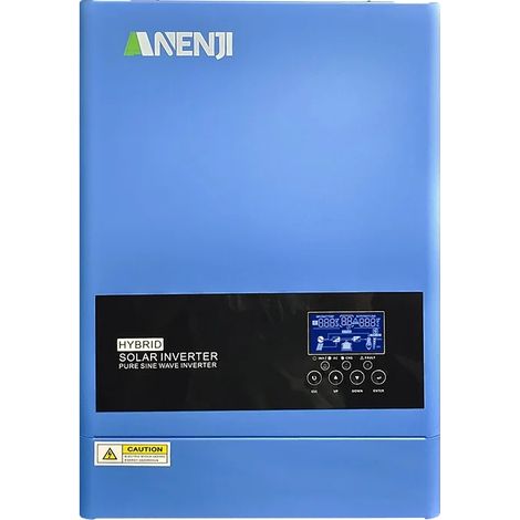 Inversor solar híbrido, onda sinusoidal pura, WiFi y MPPT integrados, ANJ-6200W-48V-WIFI (1/2)