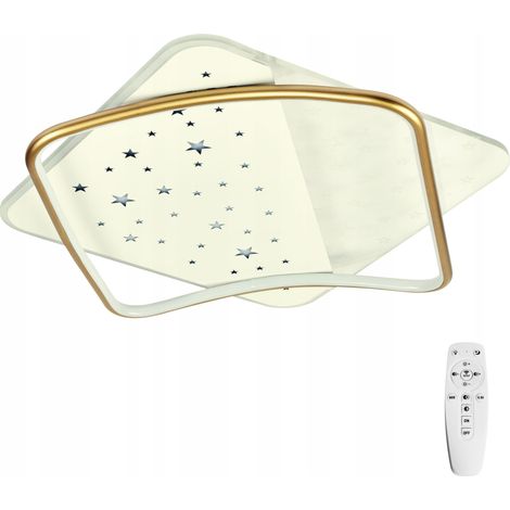 Lámpara de techo de cristal glamurosa, colgante, araña, lámpara de techo LED + mando a distancia (1/5)