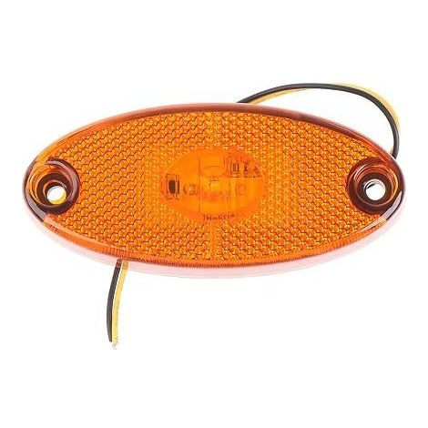 Feu de Position Latérale LED 12V Lampe Signalisation Jaune Universel (1/5)