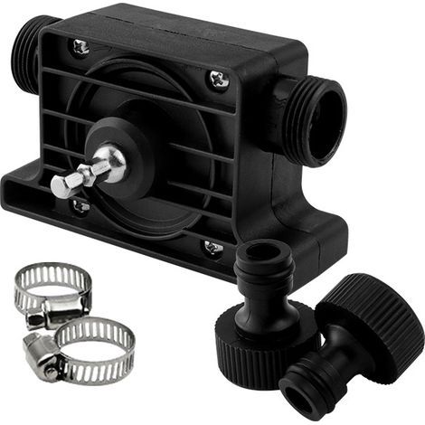 Tragbare elektrische Bohrlochpumpe, selbstansaugende Transferpumpe, Handpumpe für Wasser und Öl (1/5)