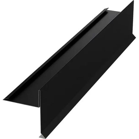 Bordure fronton sous la tuile, noir mat RAL 9005