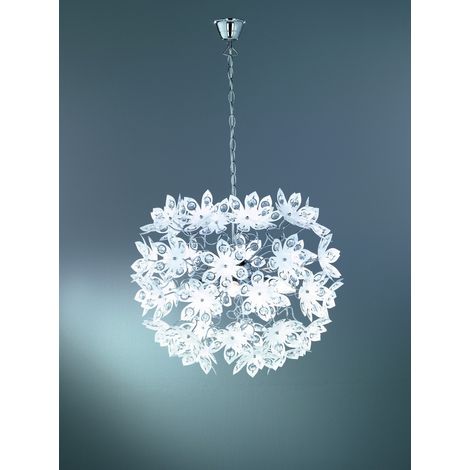 Lustre BLOWBALL RL argent 5xE14 réglable H150cm IP20 (1/2)