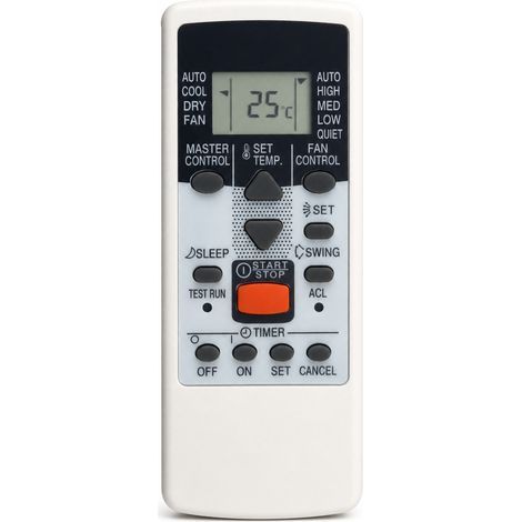 Telecomando per condizionatore compatibile con Fujitsu AR-JE6, telecomando di ricambio (1/5)