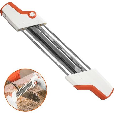 Affilacatene 2 in 1 per motoseghe da 3/8" LP, 5/32", kit di affilatura per motoseghe, mini testina di affilatura elettrica portatile per catene Stihl da 16". (1/5)