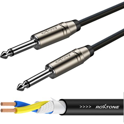 Cable para altavoces 2 x Jack 6,3 mm 10 m smart Roxtone SSJJ210L10 (1/5)