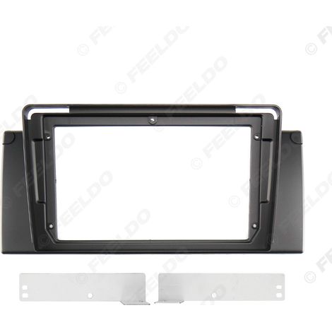 Convient pour le cadre de mise à niveau BMW X5 (E53) 1999-2006 avec panneau de navigation grand écran Android, 9 pouces.