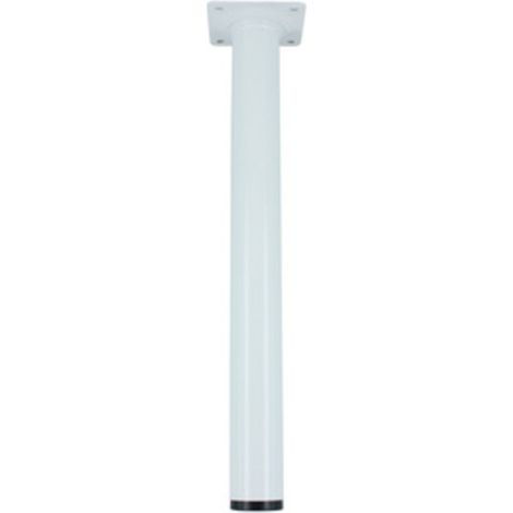 PIEDINO ACCIAIO D. 30 X H 200 MM BIANCO Q.TA 4