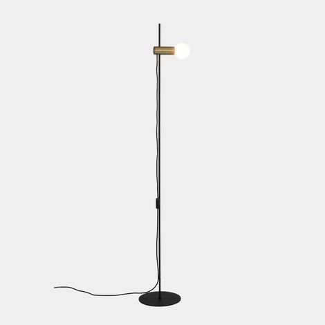 Piantana Nude Single E27 15 Oro opaco