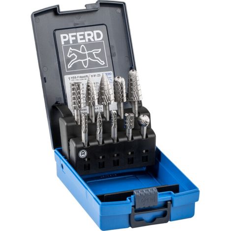 PFERD TOOLS 22900813 Frässtift-Set HSS Schaftdurchmesser 6 mm (1/3)
